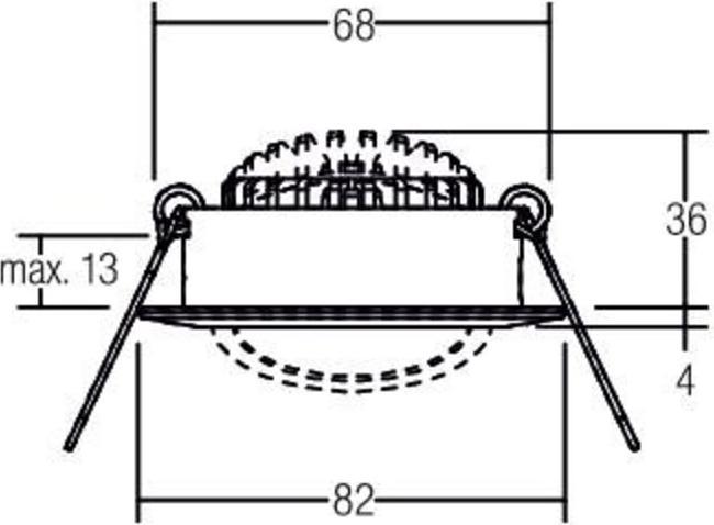 Image du produit Brumberg Spot encastré à LED (640 lm)