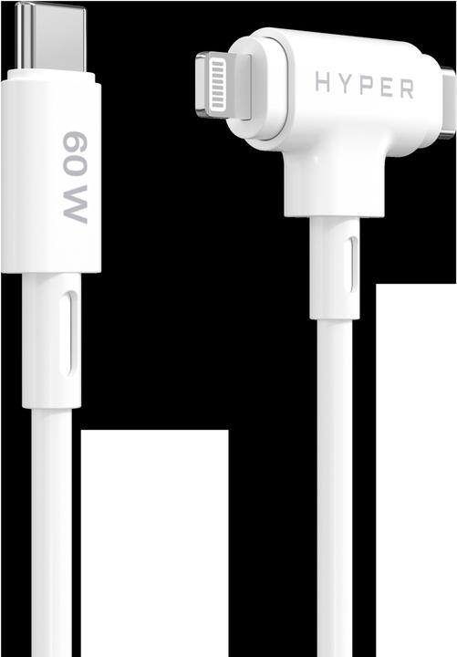 Actual product image Targus HyperJuice Silicone USBC/Lightning60W WT (1.50 m, USB 2.0, 60 W)
