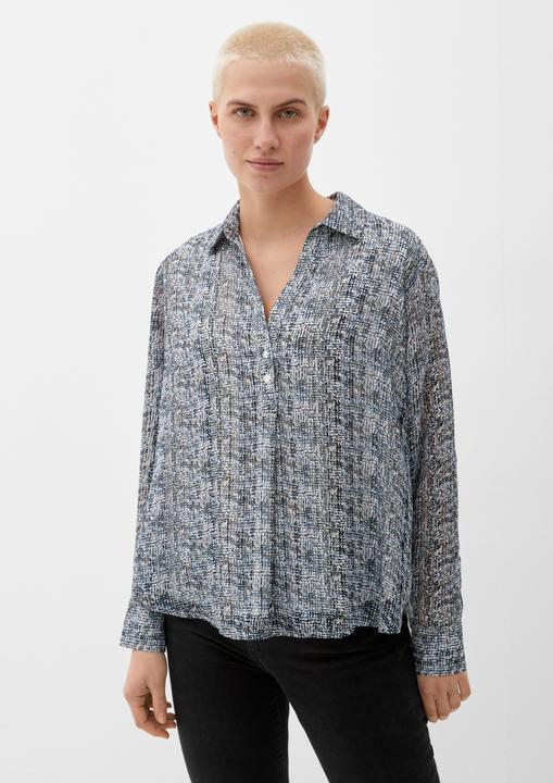 Immagine prodotto s.Oliver Bluse Gemusterte Satinbluse (44)