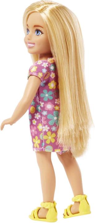 Produktbild Barbie Puppe im lila geblümten Kleid und blonden Haaren