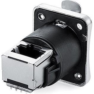 Good Connections Industrie-Steckverbinder S6, Elektronikkabel + Stecker, Schwarz