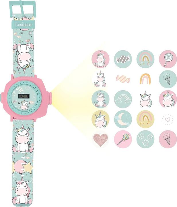Lexibook Unicorn - Montre à projection numérique (DMW050UNI)