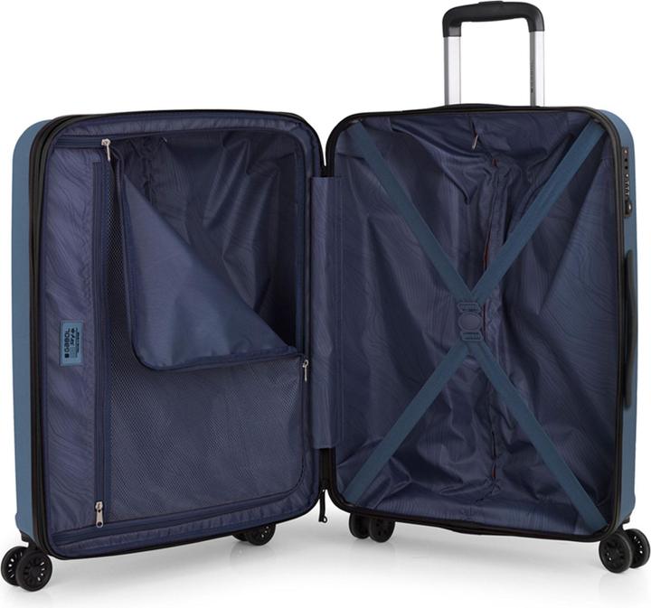 Immagine prodotto Gabol Set di valigie Montreal a 4 ruote 3 pezzi con piega elastica (121 l)