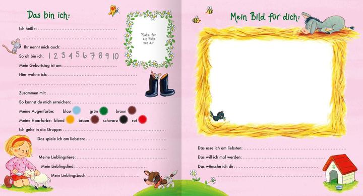 Produktbild Freundebuch Kindergarten Bauernhof (Deutsch, Sabine Kraushaar, 2022)