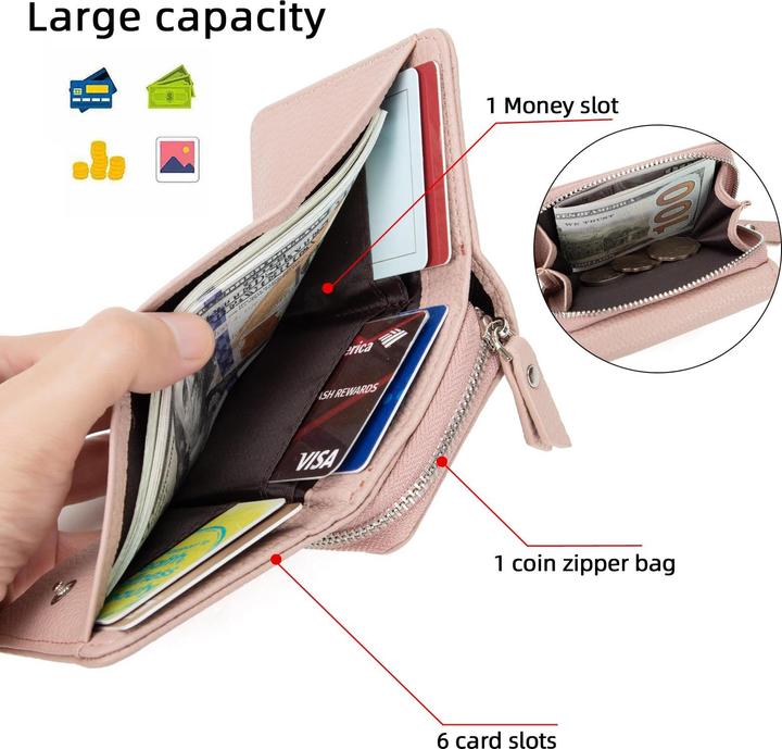 Produktbild Only-Bags.Store Kleine Brieftasche aus Leder