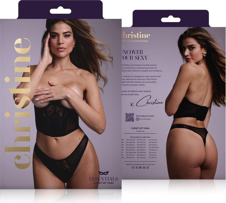 Produktbild Christine Le Duc Halbkorsett & Tanga Tiara (M)
