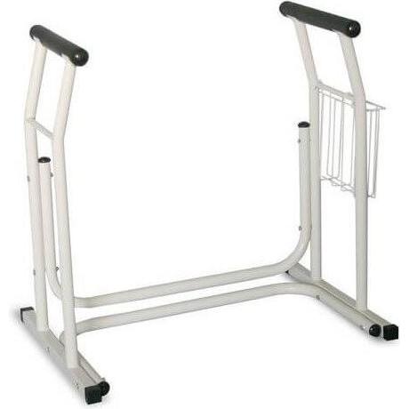 Sundo Dostawiana podpórka do toalety z miejscem na gazete, Accessori per strumenti, Nero, Bianco