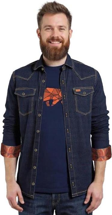 Immagine prodotto Forsberg Camicia in denim con finiture colorate (S)