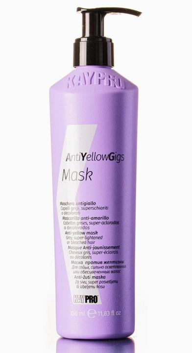 Kay Color KEPRO Kay Pro No Yellow Gigs Anti-Yellow Mask für blondes, gebleichtes oder graues Haar 350ml