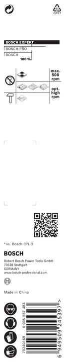 Produktbild Bosch Professional Zubehör Expert HEX-9 Multi Construction Bohrer, 5 x 90 x 150 mm (5 mm)