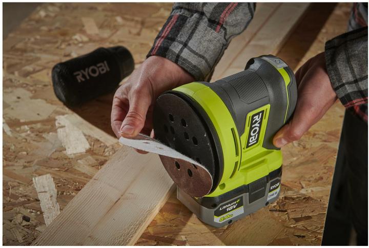 Actual product image Ryobi RROS18-0 (Eccentric grinder)