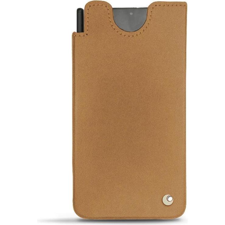 Noreve Lederschutzhülle (Samsung Galaxy S21 Ultra), Smartphone Hülle, Beige