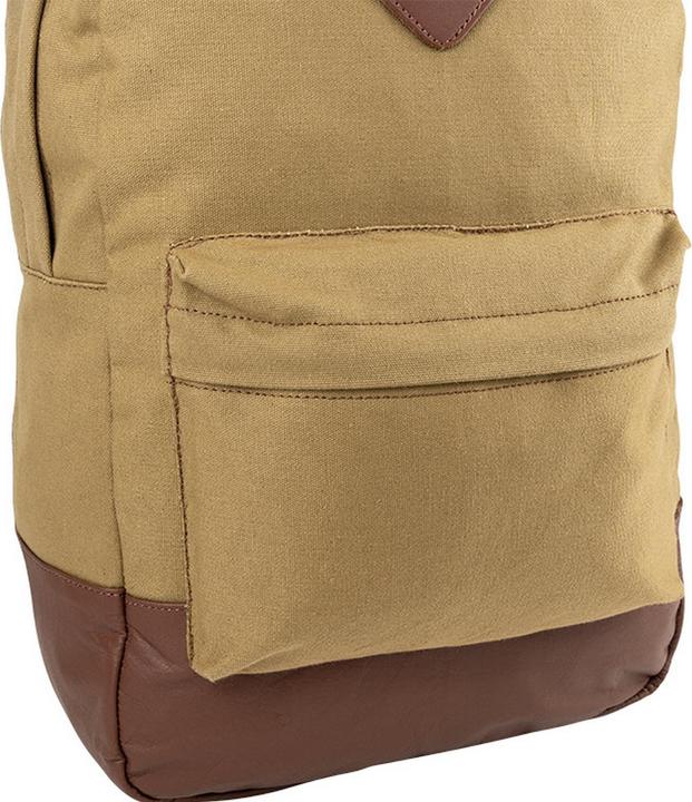 Actual product image Jack Pyke Canvas Leather Trim Backpack