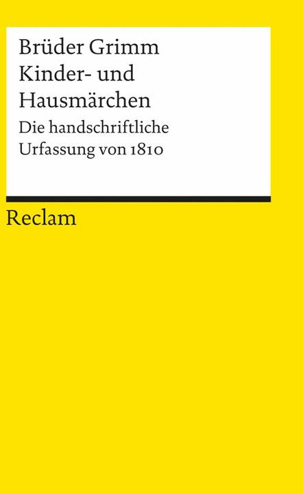 Nährwerte und Zutaten Kinder- und Hausmärchen (Deutsch, Heinz Rölleke, Jacob Grimm, Wilhelm Grimm, 2007)