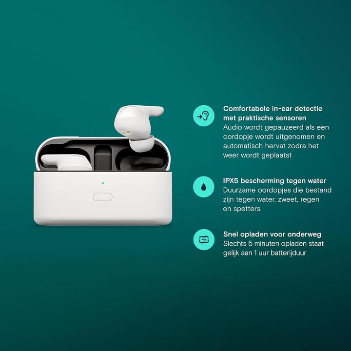 Produktbild EPOS ADAPT E1 - Nordic White (Kabellos, USB-C, Microsoft Teams, Zoom)