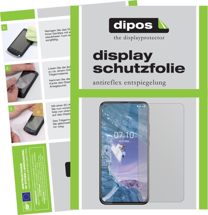 dipos I 2X Pellicola Protettiva Opaco Compatibile con Nokia 7