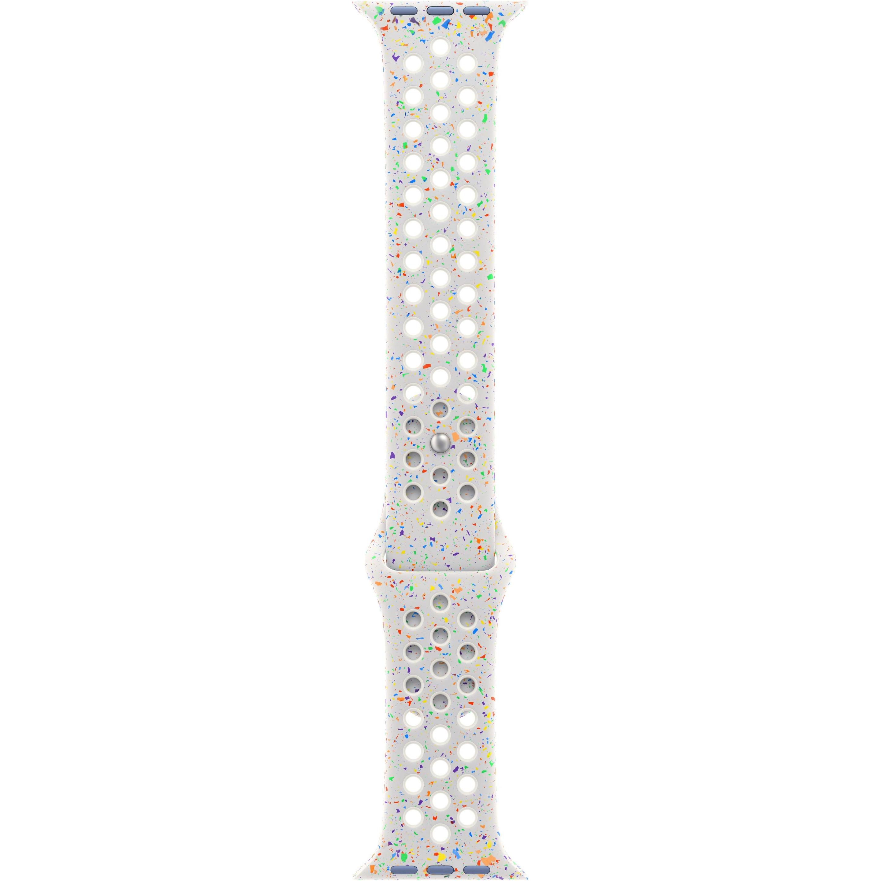 Apple Nike Sport Band (40 mm, Fluorelastomer), Uhrenarmband, Weiss