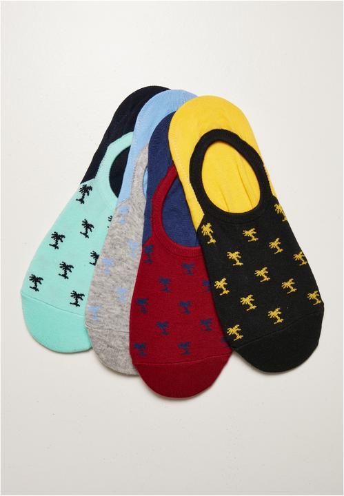 Image du produit Urban Classics Reccyled Yarn Invisbile Palmtree Chaussettes 4-Pack (paquet de 4, 43 - 46)