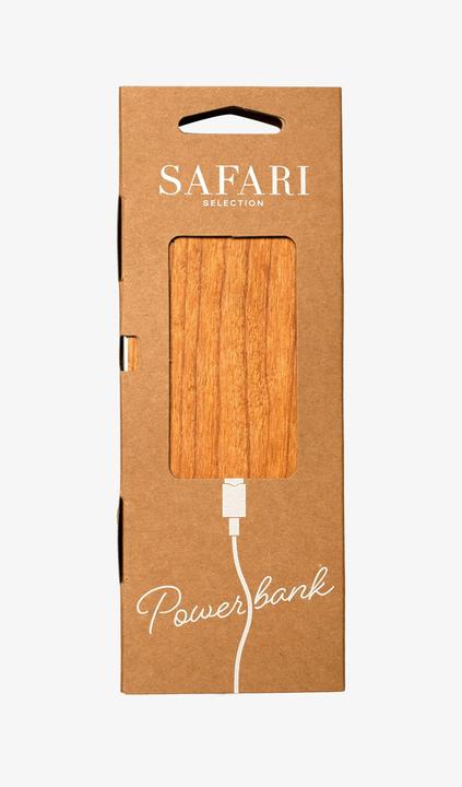 Image du produit Safari Selection Powerbank WOODCHARGER rouge cerise