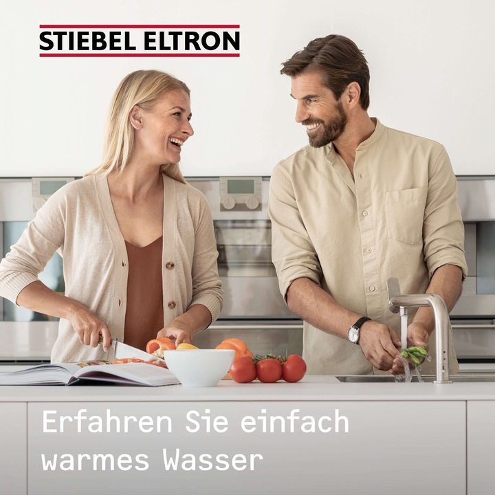 Produktbild Stiebel Eltron UFP 5 Trend inkl. Armatur TWS-W mit Stecker, thermostop, Untertischboiler 5 l Niederdruck, 2 kW