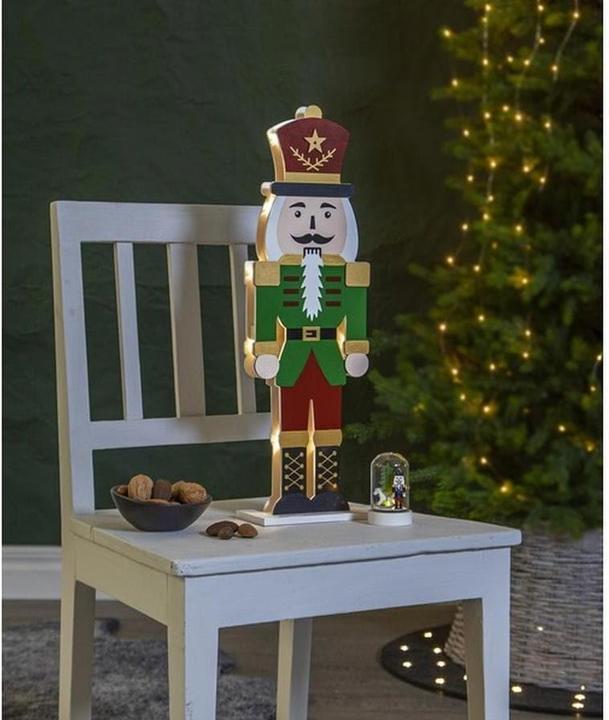 Produktbild Star Trading LED-Tischdeko Nussknacker 52 cm, 10 LED