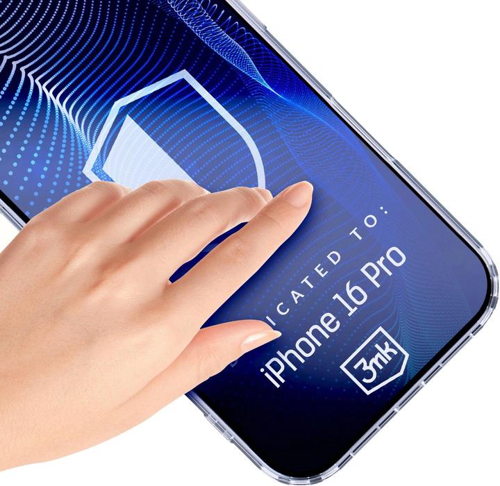 Actual product image 3MK FlexibleGlass Pro pro Apple iPhone 16 Pro (1 pcs., Apple iPhone 16 Pro)