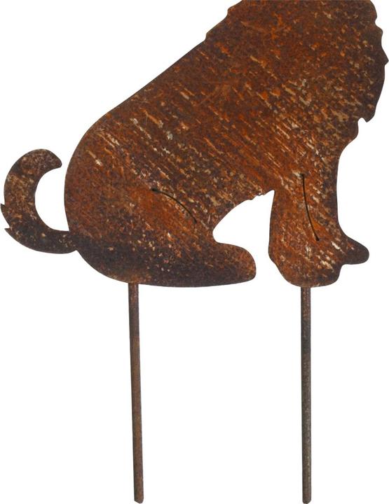 Produktbild Natura Punto Gartenstecker Welpe aus Metall