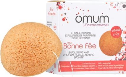 Actual product image Omum Ma Bonne Fée Exfoliating and Purifying Facial Konjac Sponge (Facial cleansing wipes)