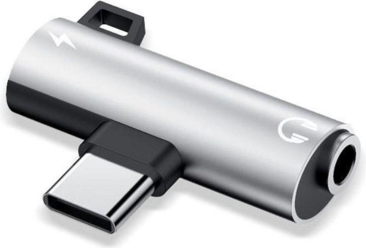 Productafbeelding PowerGuard USB-C hoofdtelefoonaansluiting 3,5 mm hoofdtelefoon & oplaadadadapter (USB Type C, 3,5 mm aansluiting)