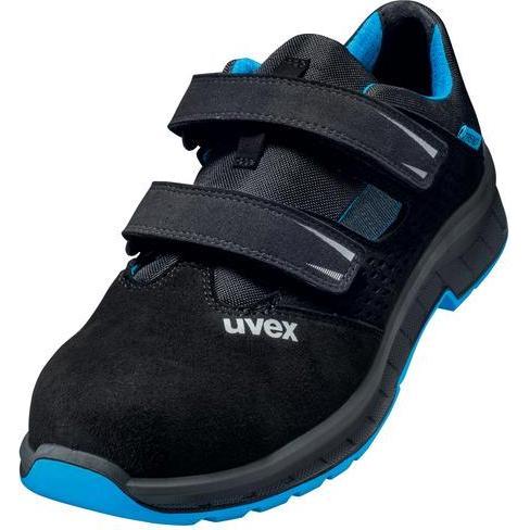 Uvex Safety, Sicherheitsschuhe, 2 trend Sandalen S1P 69361 blau, schwarz Weite 10 GrÃ¶ÃŸe 51 (S1P, 51)
