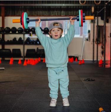 Produktbild Fitkidz Barbell & Bumper Plate Set