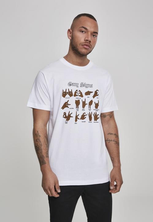 Produktbild Mister Tee Gang Signs Tee (S)