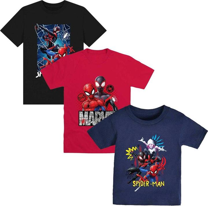 Produktbild Spiderman TShirt (3erPack) (140)