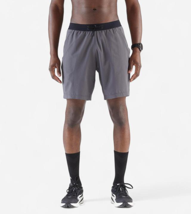 Produktbild Kalenji Short de running respirant Homme - KIPRUN Run 500 Dry Gris (S)