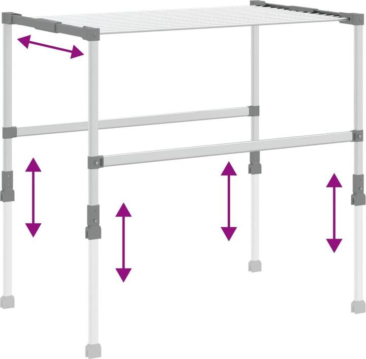 Actual product image vidaXL Wäschetrockner (11 m)