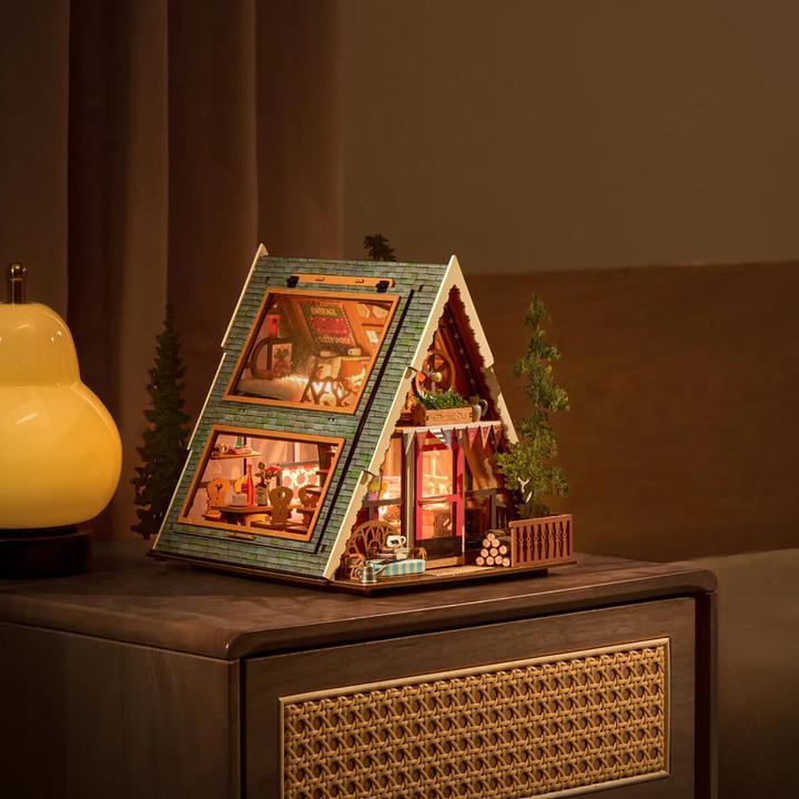 Image du produit Robotime Modellbausatz 'A-Frame Cabin'