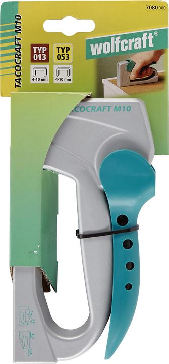 Actual product image wolfcraft wolfcraft 1 tacocraft M 10 - Hand tacker metal walk.