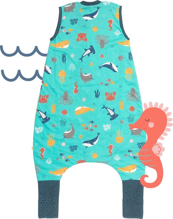 Actual product image Schlummersack Sleeping Bag with Feet & Foldable Feet Covers - 1.0 TOG (90 cm, 1.0 TOG, Spring, Autumn)