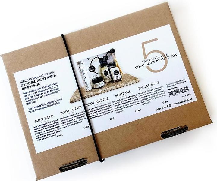 Image du produit I want you naked Fantastic Five Coco Glow Beauty Box (Set soin du corps, Kit de soins du visage)