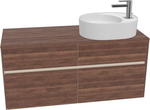 Produktbild Villeroy & Boch Collaro Waschbeckenunterschrank 1200x548x500 mm, 4 Auszüge, für Waschbecken recht (127 x 62 x 57 cm)