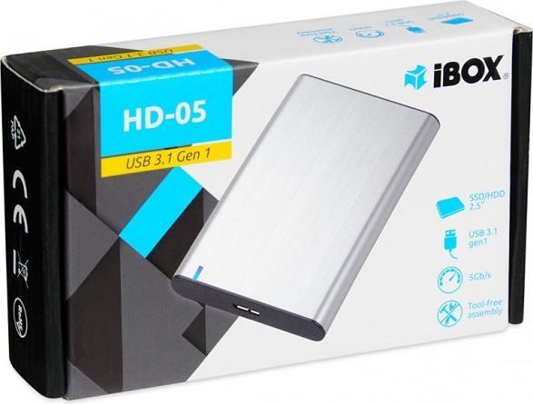 Productafbeelding iBox HD-05 HDD / SSD behuizing 2,5 inch (2.5")