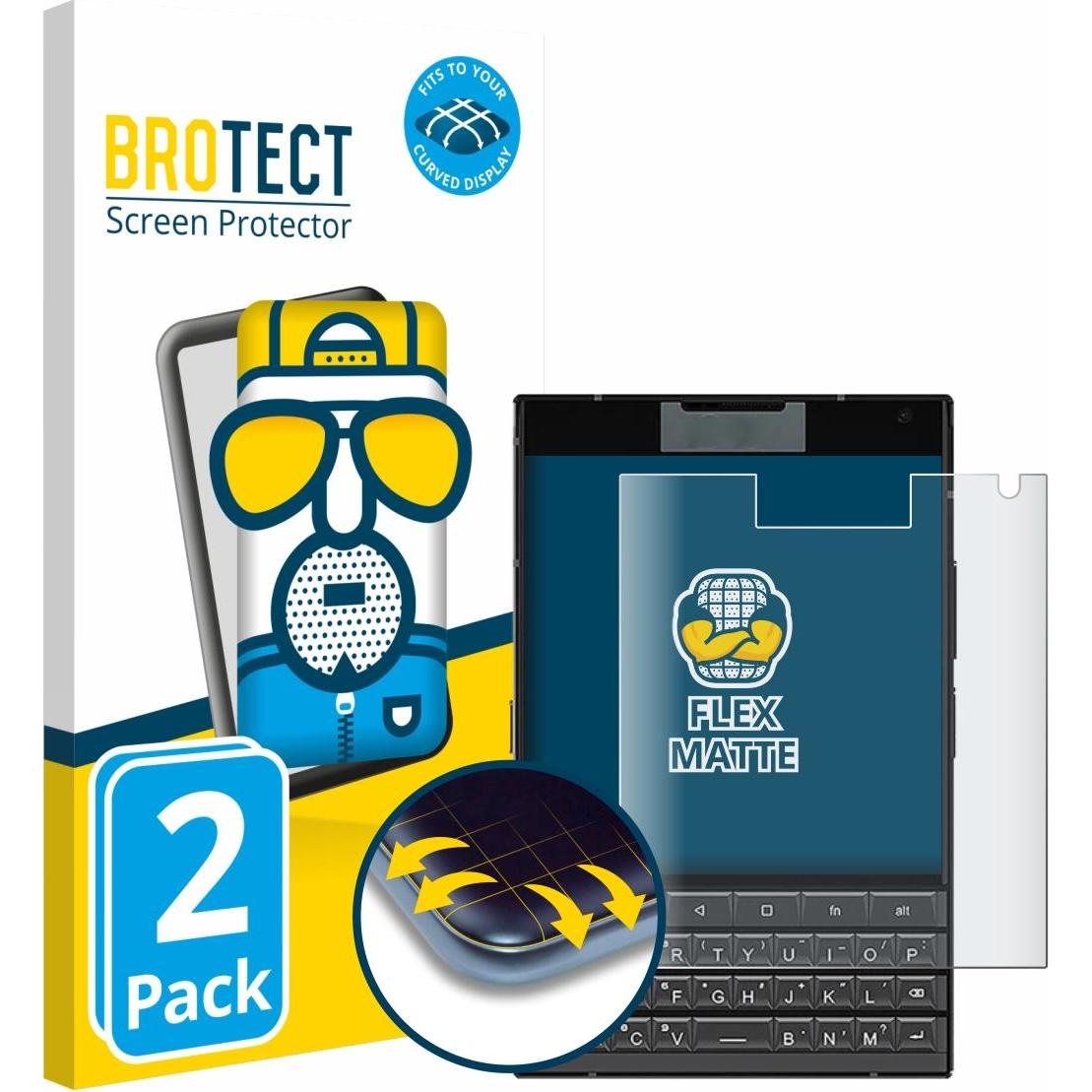 BROTECT Full-Screen Pellicola Opaca (2 pz., Unihertz Titan Pocket), Pellicola protettiva smartphone, Trasparente