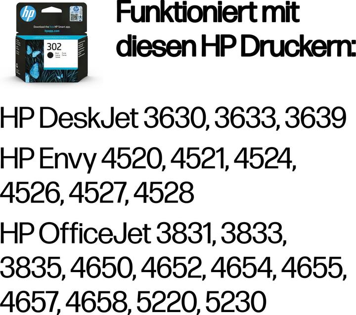 Productafbeelding HP 302 (BK)