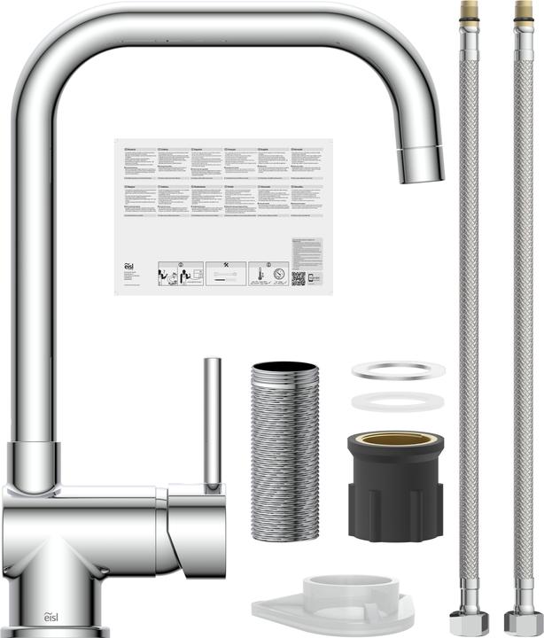 Image du produit Eisl Robinet Cuisine FUTURA Robinet d'évier Chrome Pivotant NI182GACR