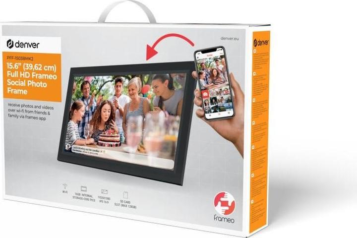 Actual product image Denver PFF-1503B (15.60", 1920 x 1080 pixels)