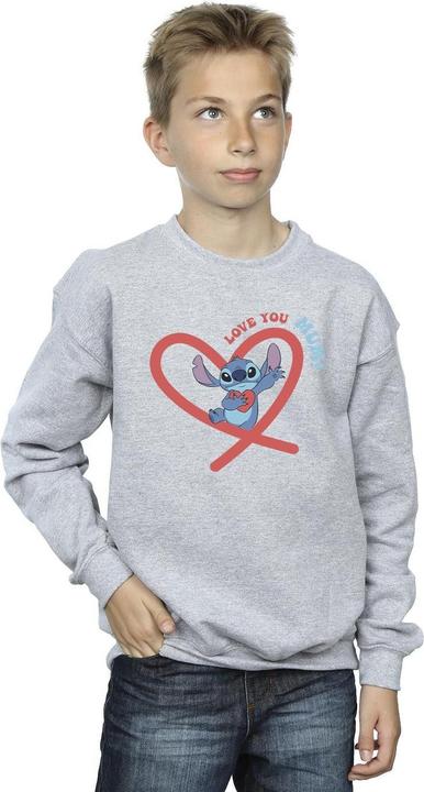 Produktbild Disney Lilo & Stitch Love You Mum Sweatshirt Jungen (140, 146)