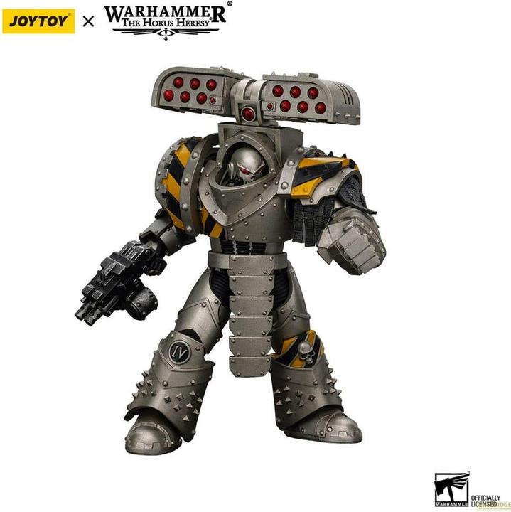 Actual product image Joy Toy Warhammer The Horus Heresy figurine 1/18 lron Warriors Tyrant Siege Terminator with Rocket launcher