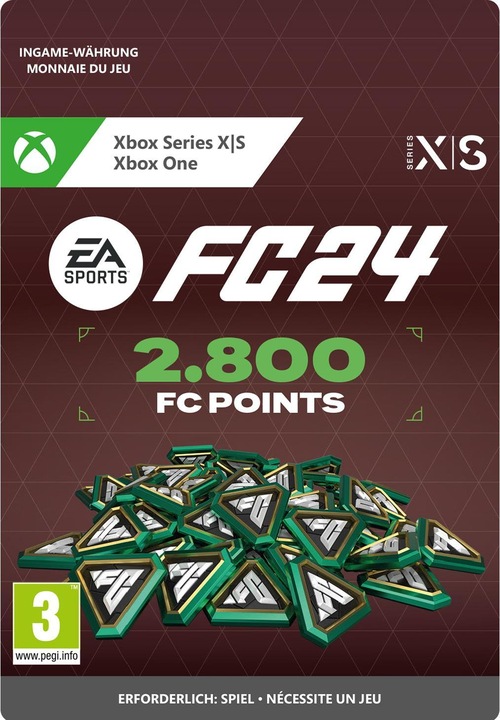 Image du produit Microsoft Xbox EA SPORTS FC 24 2800 FC POINTS Code de téléchargement
