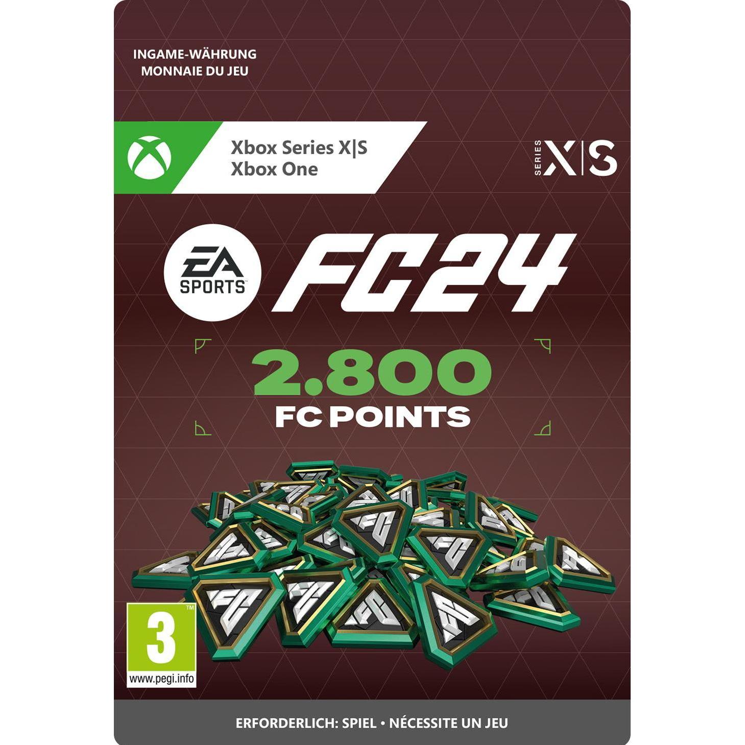 Microsoft Xbox EA SPORTS FC 24 2800 FC POINTS Download Code, Ingame Währung