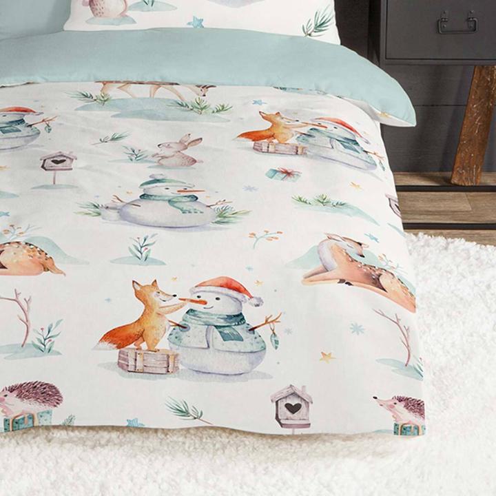 Image du produit Traumschlaf Bonhomme de neige Lapin Hérisson